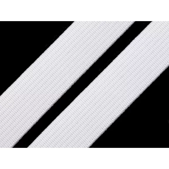 Lapos gumiszalag 15 mm-es CSEH TERMÉK - fehér (25 m-es csomagolás) Lapos gumiszalag 15 mm-es CSEH TERMÉK - fehér (25 m-es csomagolás)