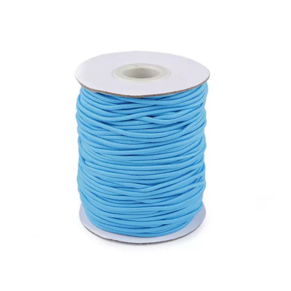 Gumizsinór Ø2 mm MAGGIE - 834 türkiszkék (50 m-es csomagolás) Gumizsinór Ø2 mm MAGGIE - 834 türkiszkék (50 m-es csomagolás)