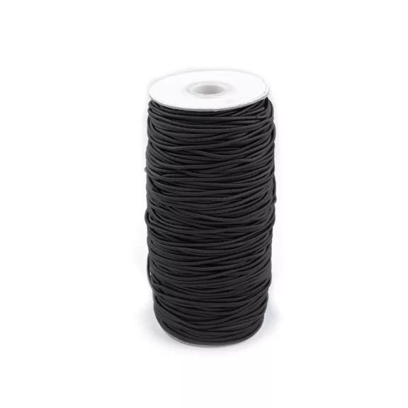 Gumizsinór Ø2 mm MAGGIE - 580 fekete (100 m-es csomagolás) Gumizsinór Ø2 mm MAGGIE - 580 fekete (100 m-es csomagolás)
