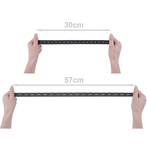 Gomblyukas gumiszalag 20 mm-es