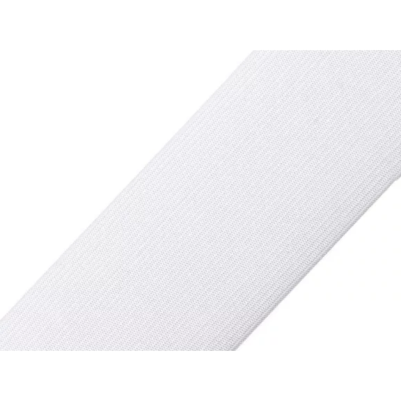 Gumiszalag 60 mm-es szövött - 1 fehér (25 m-es csomagolás) Gumiszalag 60 mm-es szövött - 1 fehér (25 m-es csomagolás)