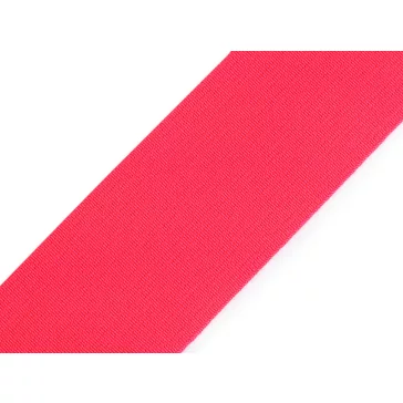   Gumiszalag 50 mm-es szövött színes CSEH TERMÉK - 1410 rózsaszín neon (25 m-es csomagolás)