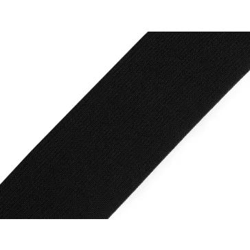   Gumiszalag 50 mm-es szövött színes CSEH TERMÉK - 7001 fekete (50 m-os csomagolás)
