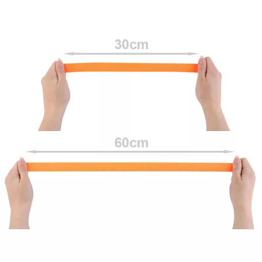 Gumipertli / gumiszalag kártyán szélessége 20 mm színes