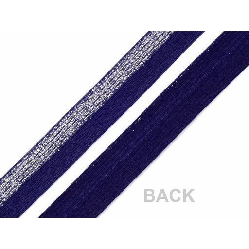 Szegőgumi / lampasz szélessége 17 mm lurexszel