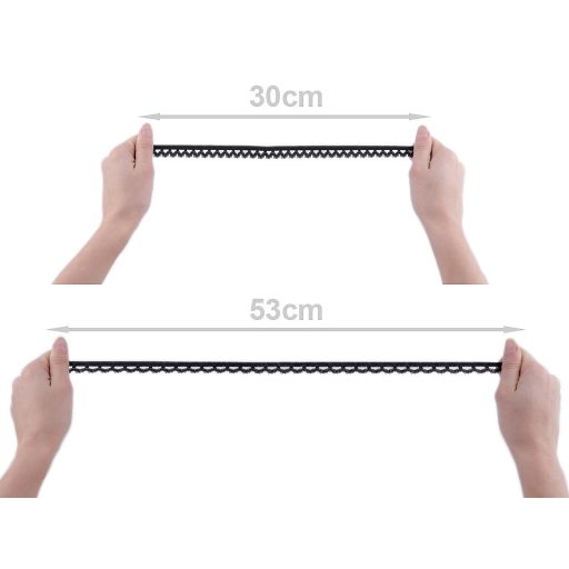 Szegőgumi fehérnemű gumi, pikó szélessége 18 mm