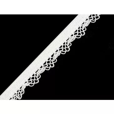   BUGYI GUMI fehérnemű gumi, pikó szélessége 12 mm - 4 fehér (60 m-os csomagolás)