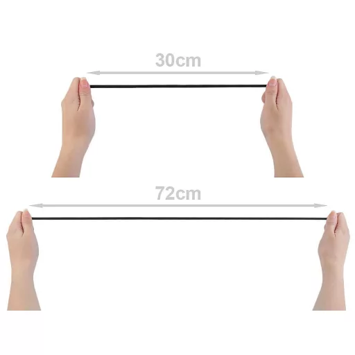 Puha gumi betéttel szélessége 5 mm