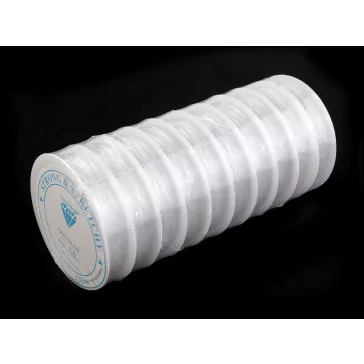   Gumi / gömbölyű gumi Ø1 mm - Transparent (30 db-os csomagolás)