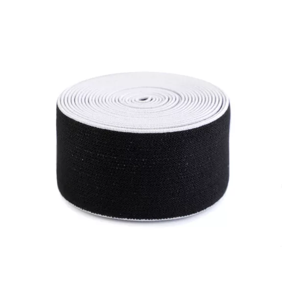 Sima gumi puha szélessége 40 mm - 3 fekete fehér Sima gumi puha szélessége 40 mm - 3 fekete fehér