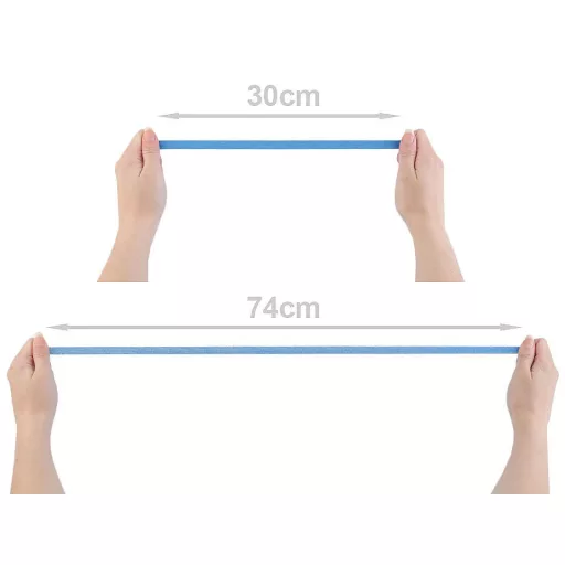Gumipertli / gumiszalag 10 mm színes