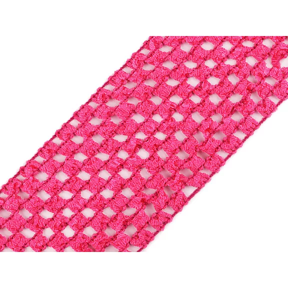 Hálós gumi szélessége 70 mm tütü szoknya készítésére - 9 pink Hálós gumi szélessége 70 mm tütü szoknya készítésére - 9 pink