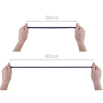   BUGYI GUMI fehérnemű gumi, szélessége 10 mm - 1 Törtfehér (100 m-os csomagolás)