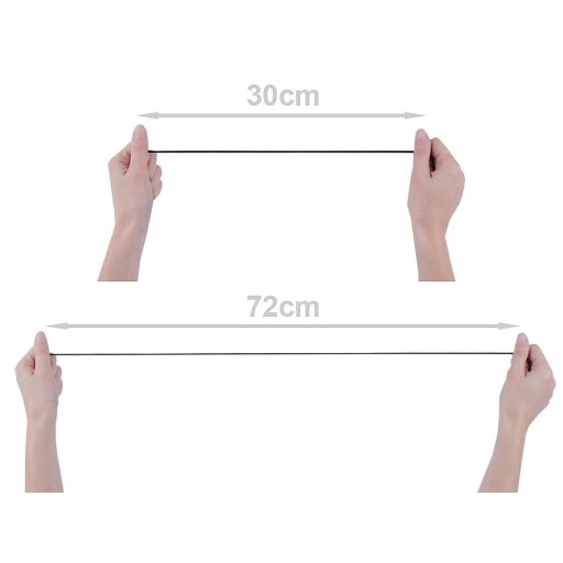 Gumipertli 3 mm lapos gumi