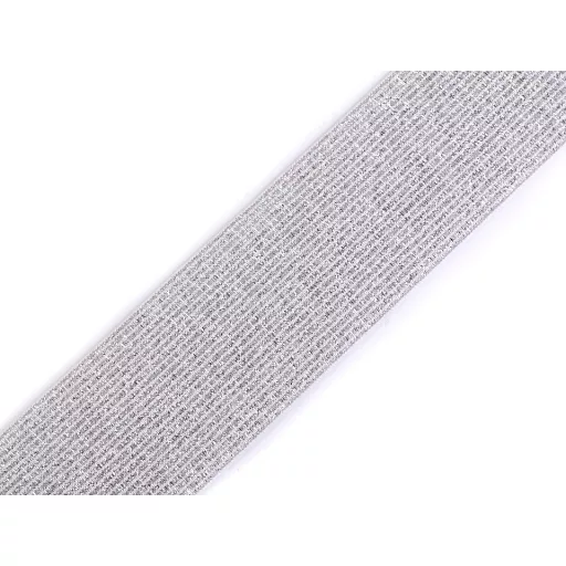Gumi lurexszel szélessége 40 mm