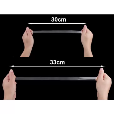   Szilikon gumi szélessége 15 mm erős - átlátszó (40 m-os csomagolás)