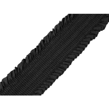 Hajgumi rakott szélessége 48 mm - 1 fekete 