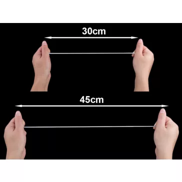 Gömbölyű gumi Ø3 mm - 001 fehér (200 m-os csomagolás)