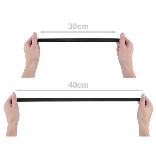 Bársony szalag rugalmas 30 mm