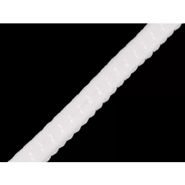   Dísz szegőgumi szélessége 10 mm - 1 fehér (54 m-os csomagolás)