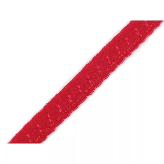 Dísz szegőgumi szélessége 10 mm - 6 piros (18 m-es csomagolás) Dísz szegőgumi szélessége 10 mm - 6 piros (18 m-es csomagolás)