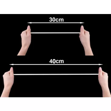   Fürdőruha gumi szélessége 12 mm - világos bézs (100 m-os csomagolás)