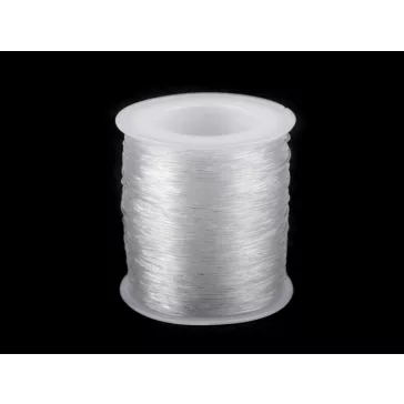   Gumi gömbölyű Ø0,8 mm - Transparent (25 db-os csomagolás)