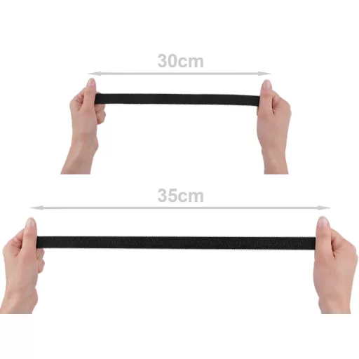 Melltartó gumi méterben rózsavirág 20 mm
