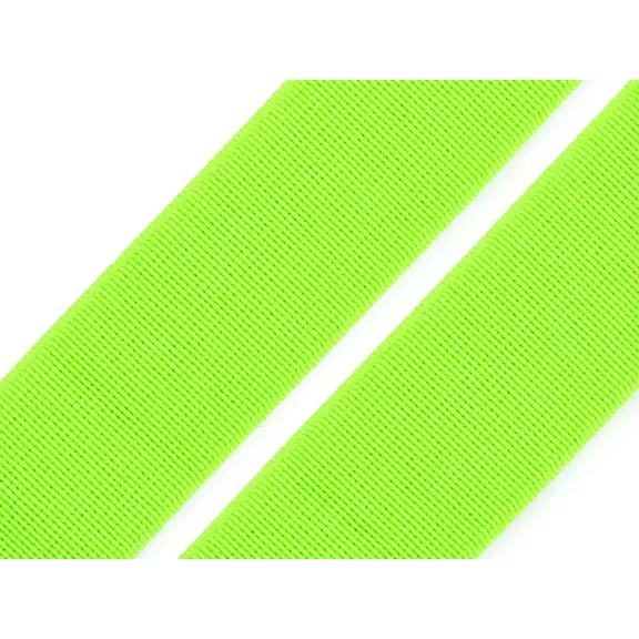 Sima gumi puha szövött szélessége 25 mm - 8 neon zöld (2 m-es csomagolás) Sima gumi puha szövött szélessége 25 mm - 8 neon zöld (2 m-es csomagolás)