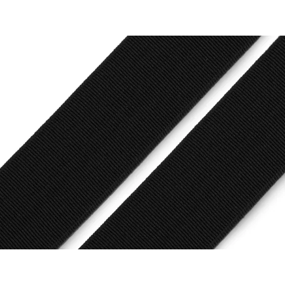 Sima gumi puha szövött szélessége 25 mm - 14 fekete (20 m-es csomagolás) Sima gumi puha szövött szélessége 25 mm - 14 fekete (20 m-es csomagolás)