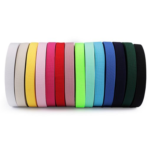 Sima gumi puha szövött szélessége 25 mm