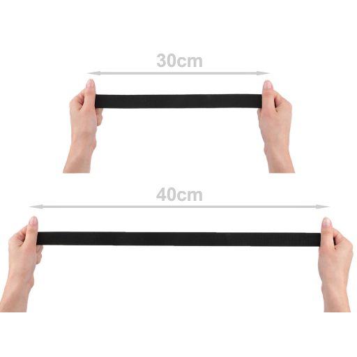 Sima gumi puha szövött szélessége 25 mm