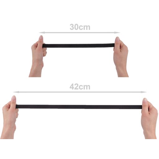 Ruhagumi ripsz mintával / melltartópánt 15 mm