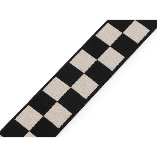 Kockamintás gumi szalag puha 35 mm
