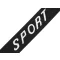 Puha ruhagumi szélesség 30 mm sport - fekete (20 m-es csomagolás)