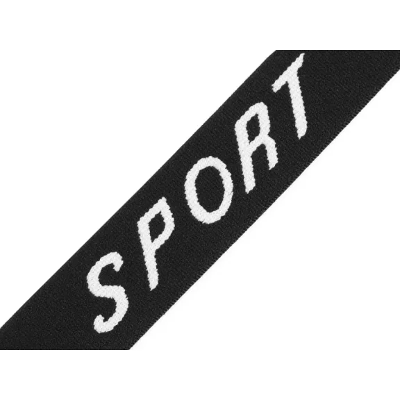 Puha ruhagumi szélesség 30 mm sport - fekete (60 m-os csomagolás) Puha ruhagumi szélesség 30 mm sport - fekete (60 m-os csomagolás)