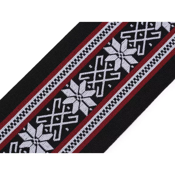 Design gumiszalag / betét szélessége 10 cm - fekete Design gumiszalag / betét szélessége 10 cm - fekete