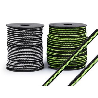 Gömbölyű gumi Ø2,5 mm cipzárra hasonlító