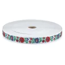 Népviseleti gumiszalag szélesség 25 mm - 1 fehér Népviseleti gumiszalag szélesség 25 mm - 1 fehér