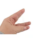 Szikon gumi szalag 6 mm széles erős - átlátszó (100 m-os csomagolás)