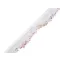 Fodros gumiszalag flitteres széles 20 mm gumis organza - 1 rózsaszín világos (13,5 m-os csomagolás)
