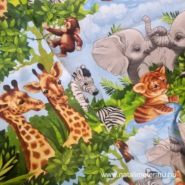 Premium cotton fabric panels African Journey