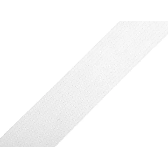 Pamut heveder 30 mm gurtni - 1101 fehér (50 m-os csomagolás) Pamut heveder 30 mm gurtni - 1101 fehér (50 m-os csomagolás)