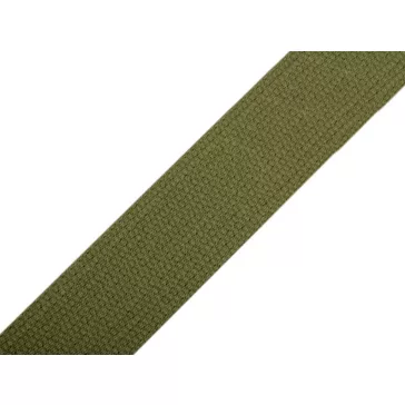   Pamut heveder 30 mm gurtni - 4802 zöld khaki (25 m-es csomagolás)