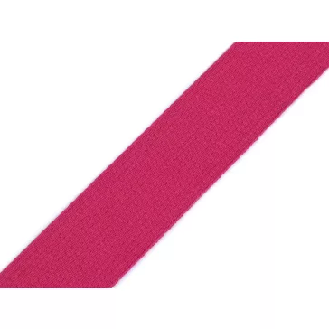 Pamut heveder 30 mm gurtni - 7432 pink (25 m-es csomagolás)