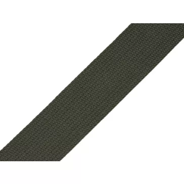   Pamut heveder 30 mm gurtni - 7856 khakizöld (25 m-es csomagolás)