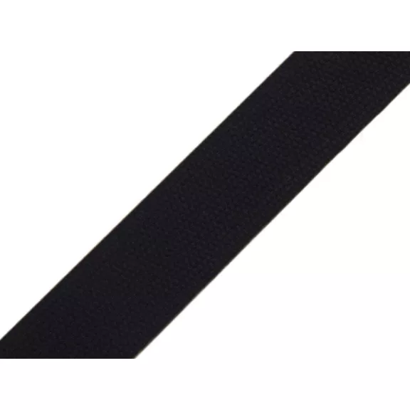 Pamut heveder 30 mm gurtni - 7001 fekete (25 m-es csomagolás) Pamut heveder 30 mm gurtni - 7001 fekete (25 m-es csomagolás)