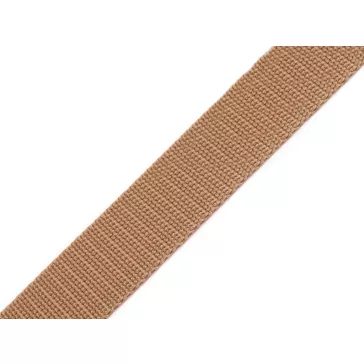   Polipropilén heveder szalag 20 mm-es vastagság 1mm - 73 természetes barna (25 m-es csomagolás)