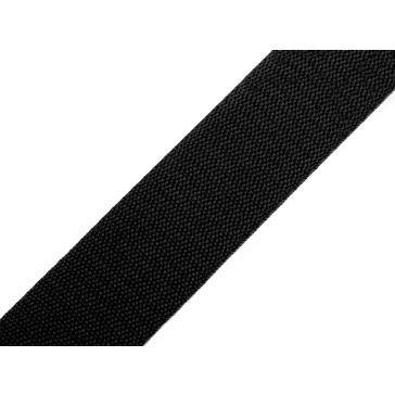   Polipropilén heveder szalag 40 mm-es vastagság 1 mm - 02 fekete (25 m-es csomagolás)