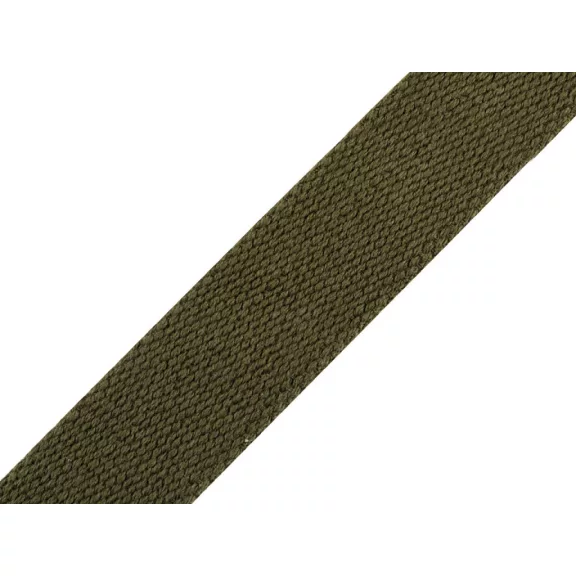 Pamut heveder szélessége 30 mm gurtni - 31 khakizöld (25 m-es csomagolás) Pamut heveder szélessége 30 mm gurtni - 31 khakizöld (25 m-es csomagolás)